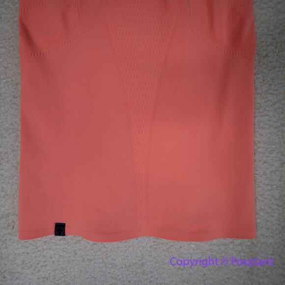 Ivivva *discoloration* tank top orange red, women size 12 - Picture 11 of 14